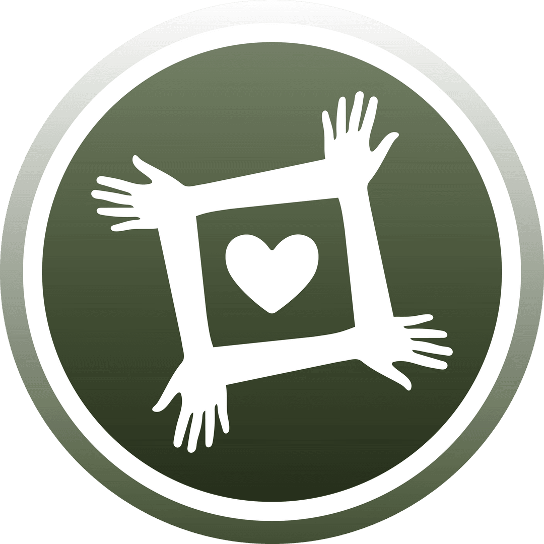 Symbol of Unity: Hands with Heart on Transparent Background