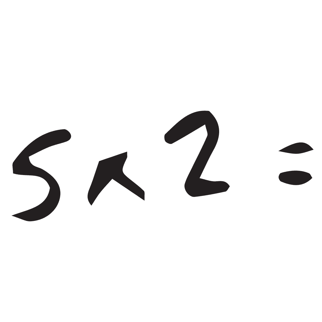 Transparent Math Equation on Isolated Background