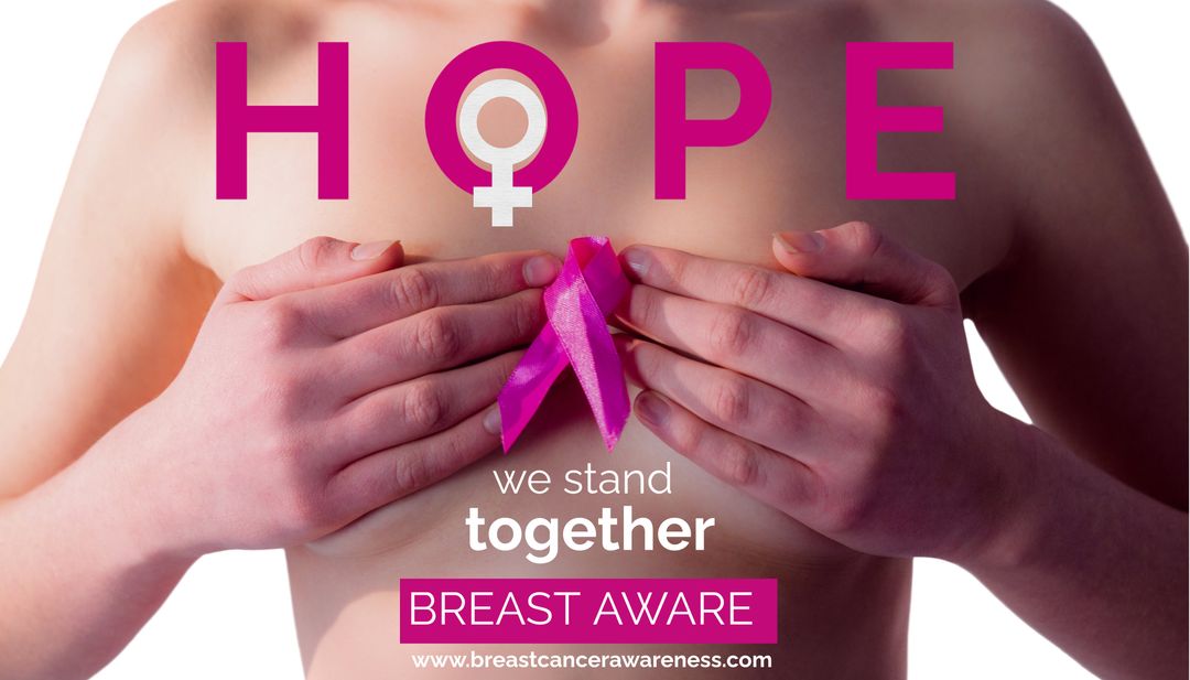 Breast Cancer Awareness Campaign with Pink Ribbon - Download Free Stock Templates Pikwizard.com