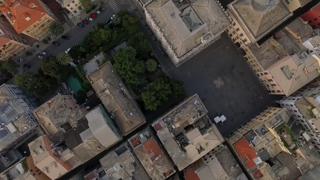 Overhead Roof View of City Buildings on Transparent Background - Download Free Stock Images Pikwizard.com