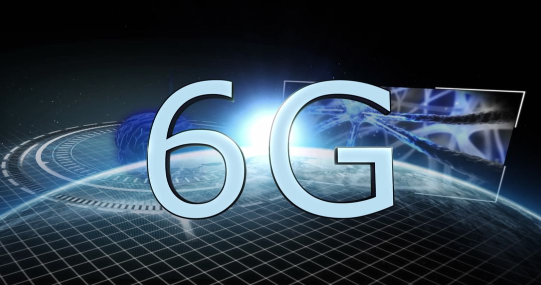 Futuristic 6G Network Concept Over Digital Globe - Free Images, Stock Photos and Pictures on Pikwizard.com