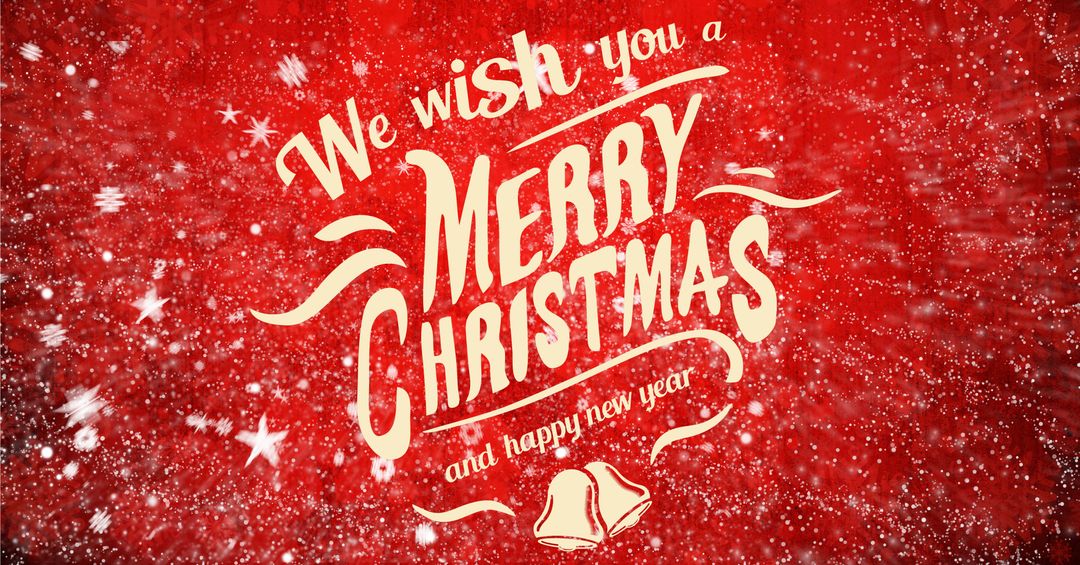 Festive Christmas Greeting Card with Winter Atmosphere