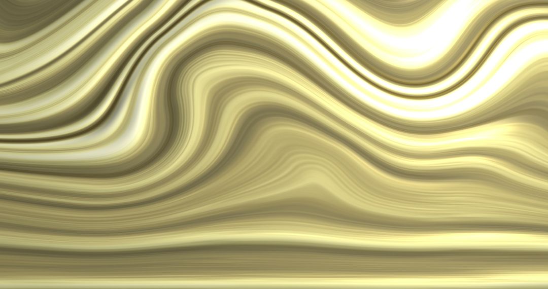 Abstract Yellow and Gray Flowing Liquid Pattern
