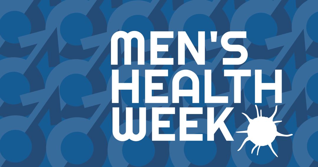 Men's Health Week Awareness with Male Symbols