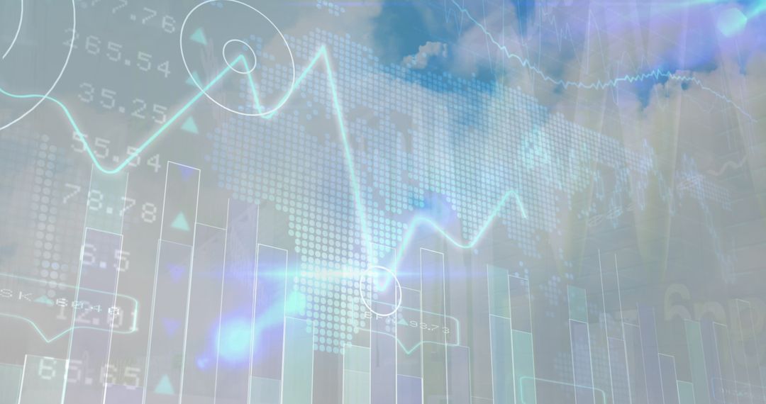 Financial Data Visualization with Cloudscape Background