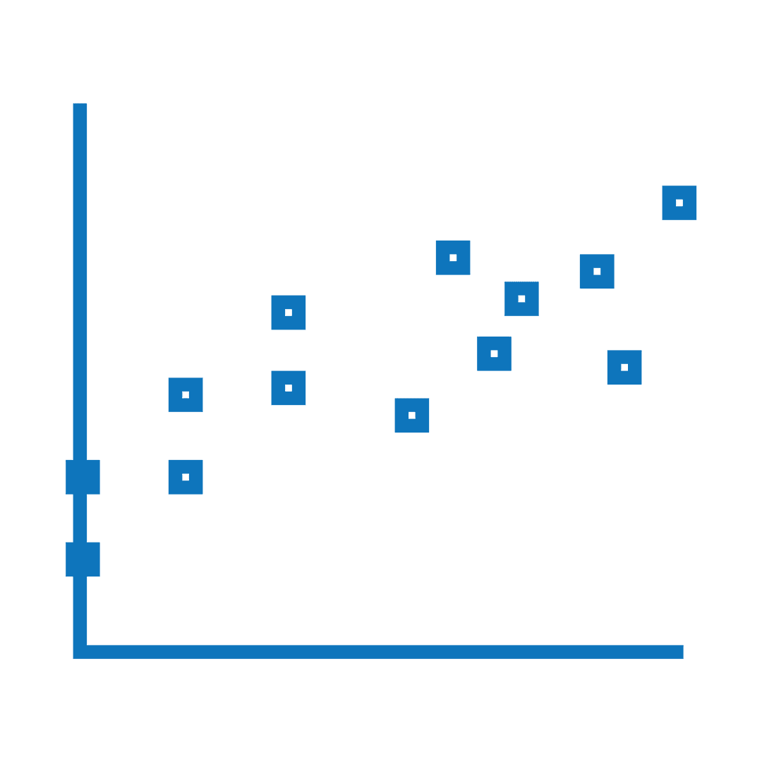 Blue Scatter Chart on Transparent Background Showing Data Trends - Download Free Stock Images Pikwizard.com