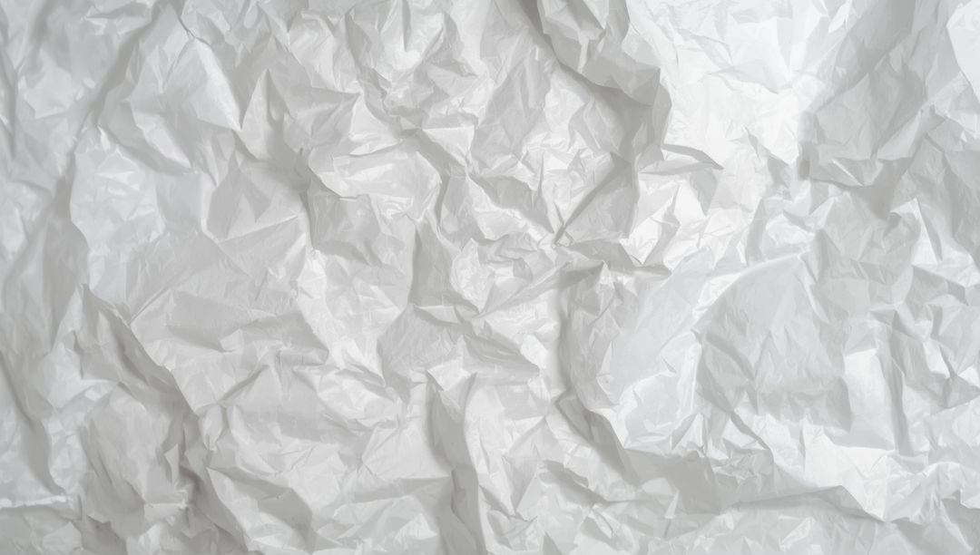 Crumpled White Paper Texture with Creative Shadows