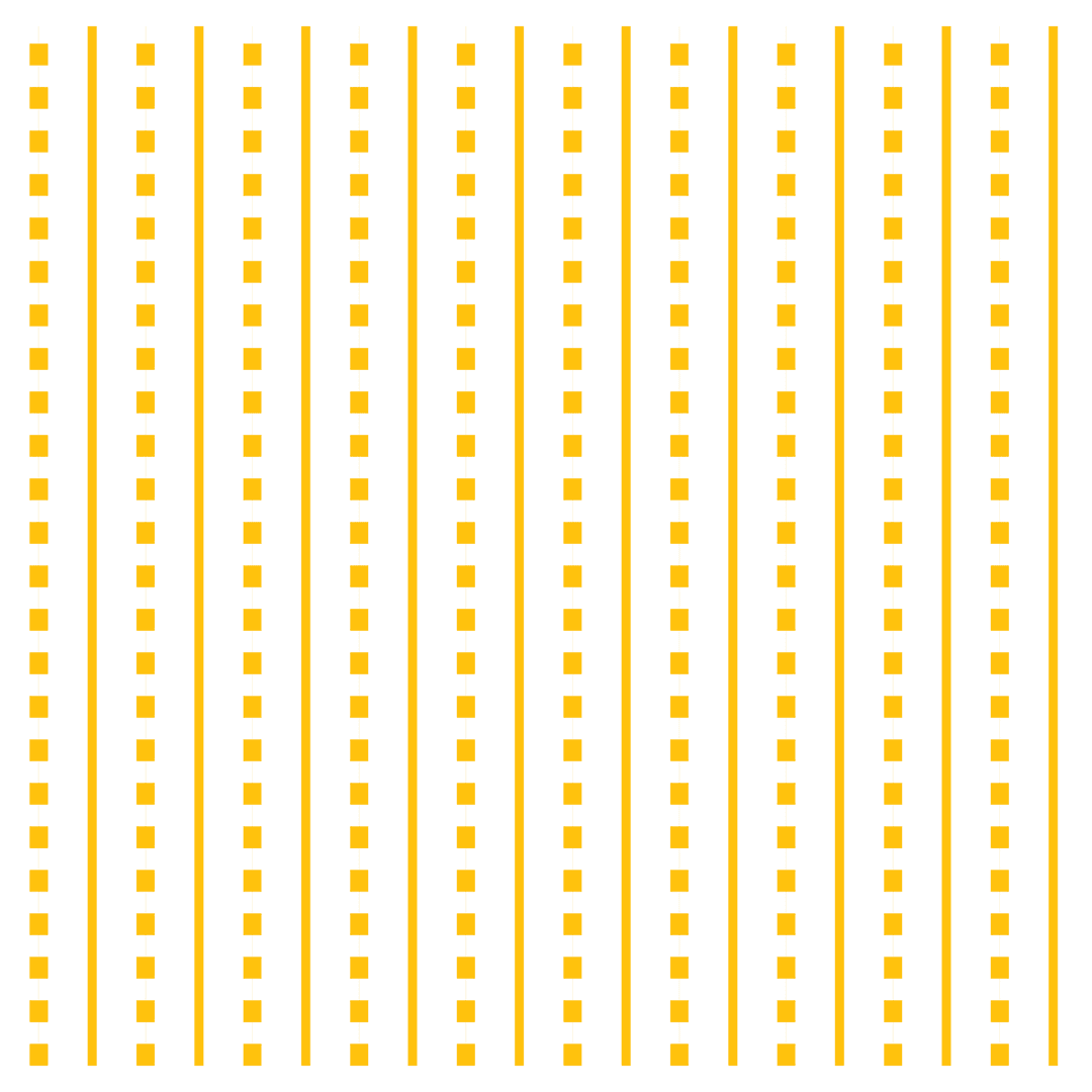 Seamless Yellow Stripe Pattern on Transparent Background