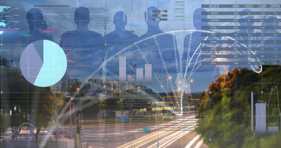 Digital Interface Merging Technology with Urban Lights