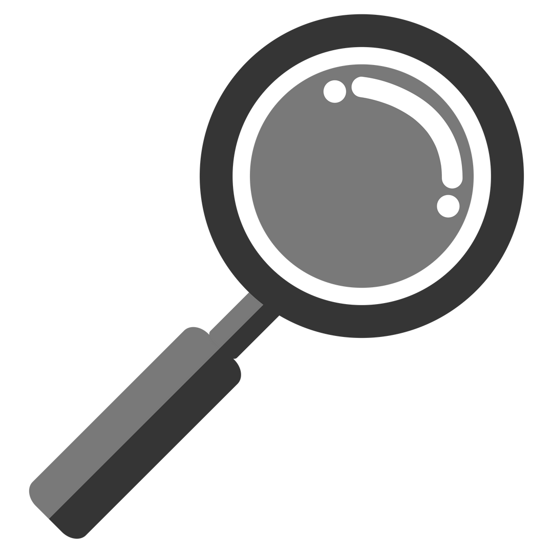 Transparent Black and Gray Magnifier Icon for Search and Observation Use - Download Free Stock Images Pikwizard.com