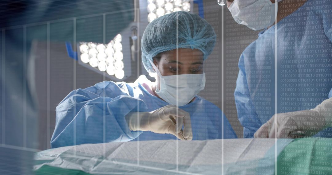 Surgeons Performing Surgery with Focused Expertise