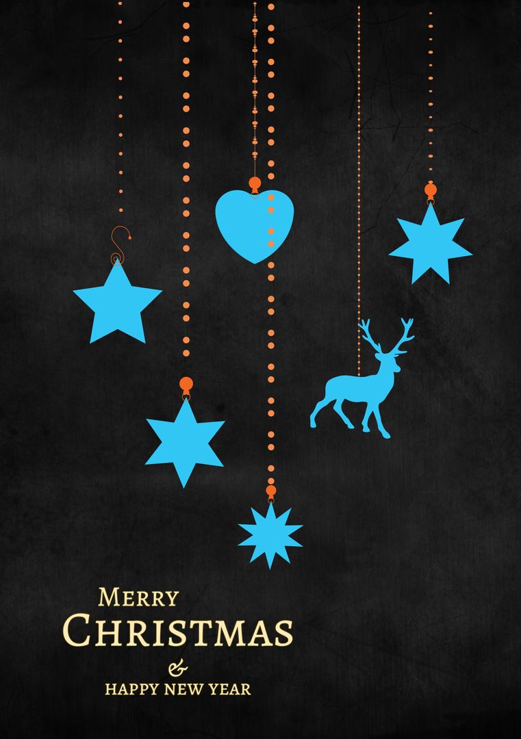 Elegant Christmas Decoration Design with Festive Wishes