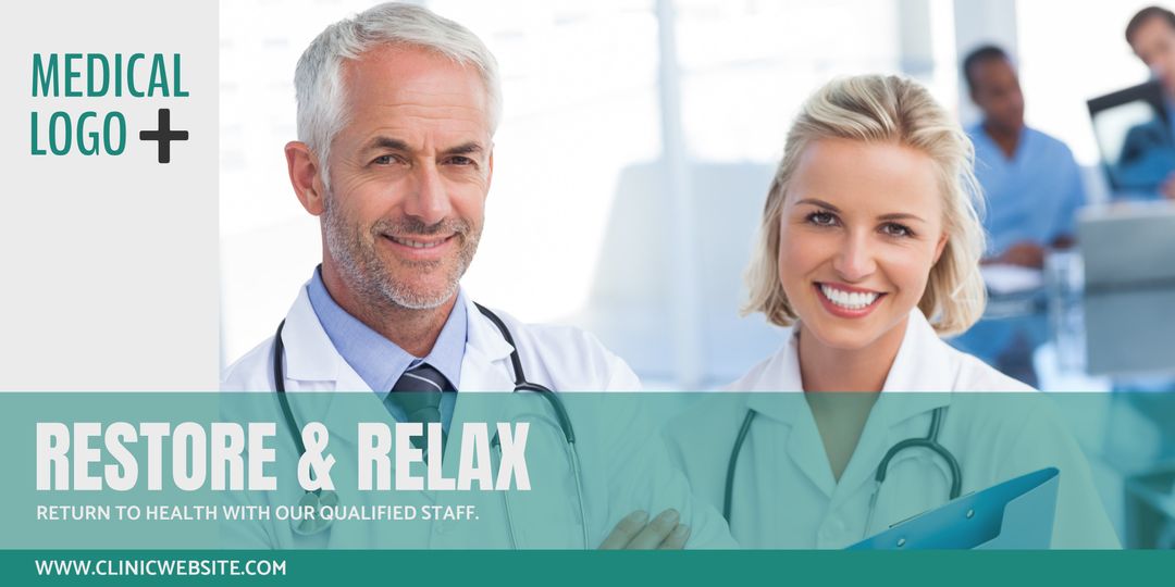 Professional Medical Team Smiling Confidently Together