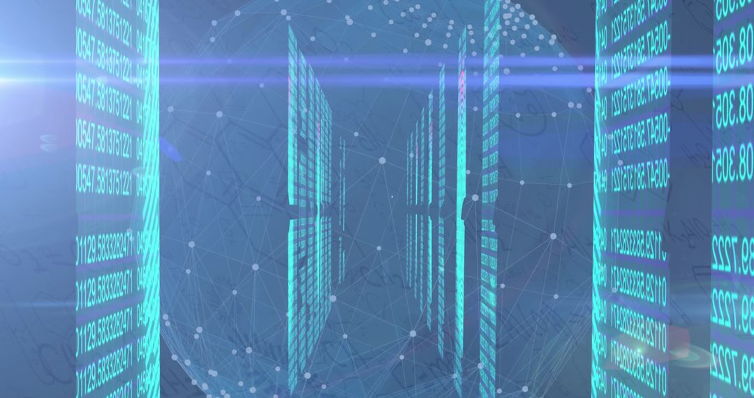 Futuristic Biometric Data and Digital Interfaces