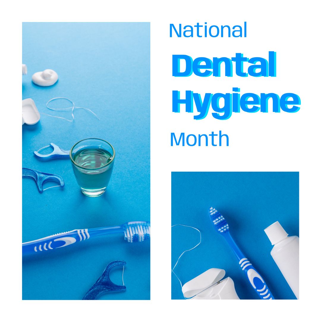 National Dental Hygiene Month Concept - Download Free Stock Templates Pikwizard.com