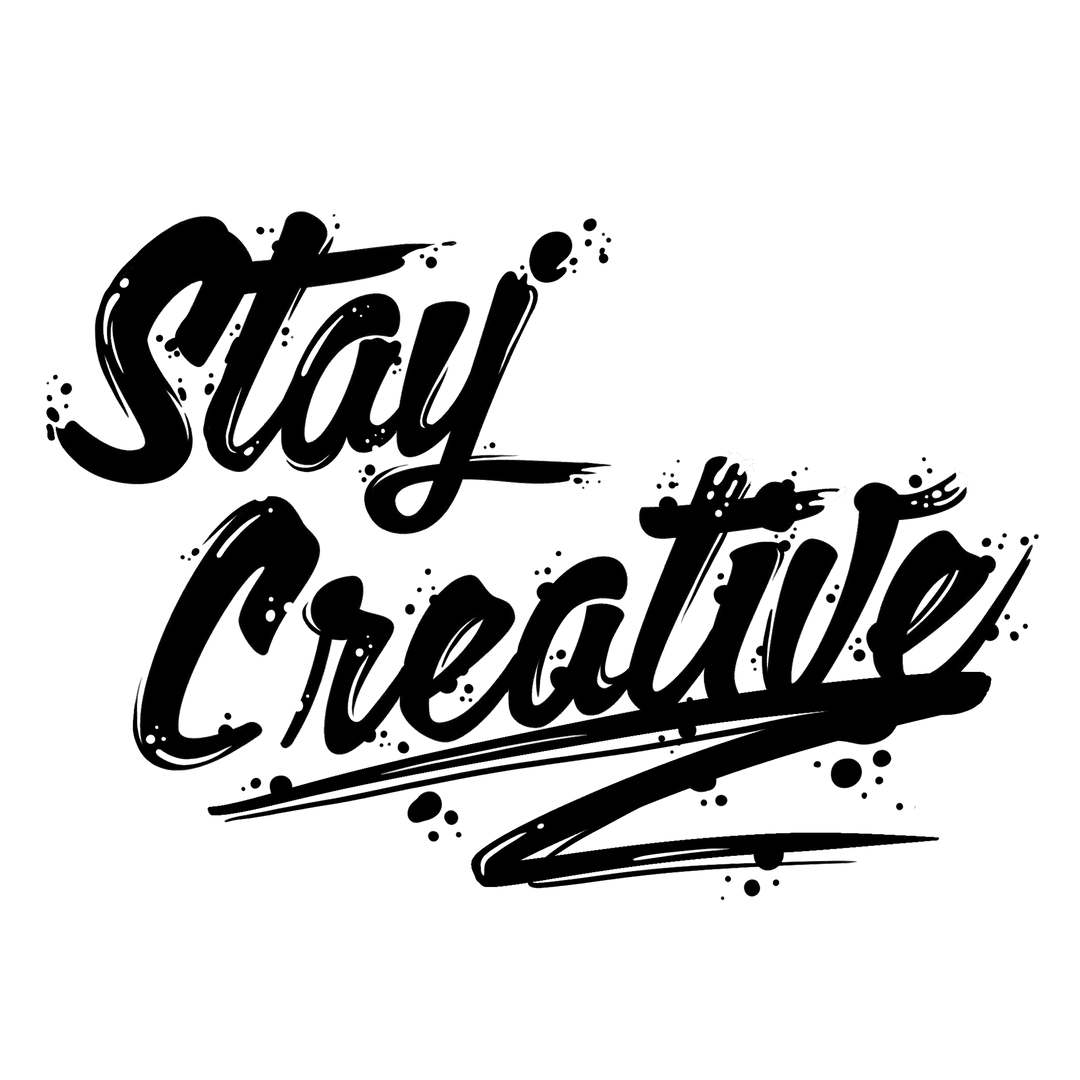 Transparent Brush Style Calligraphy with Inspirational Message