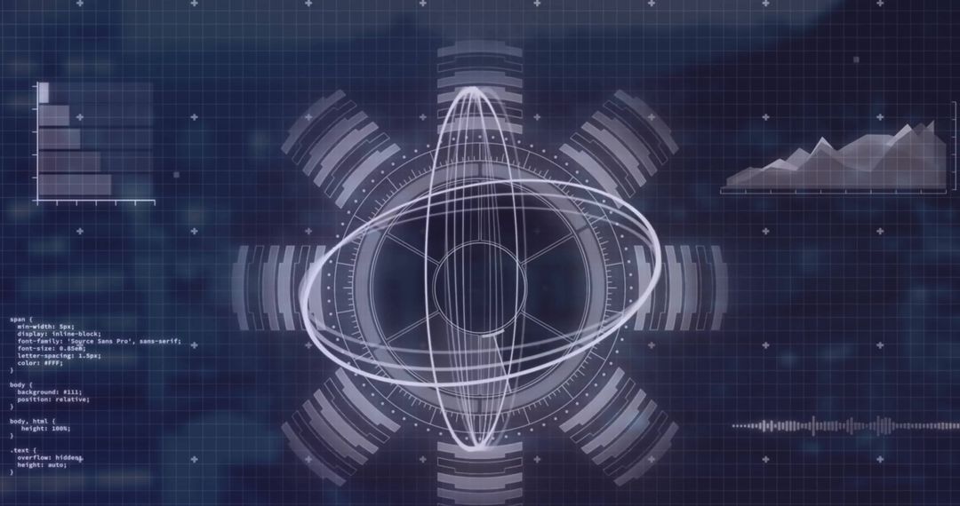 Dynamic Holographic Interface with Data Visualizations