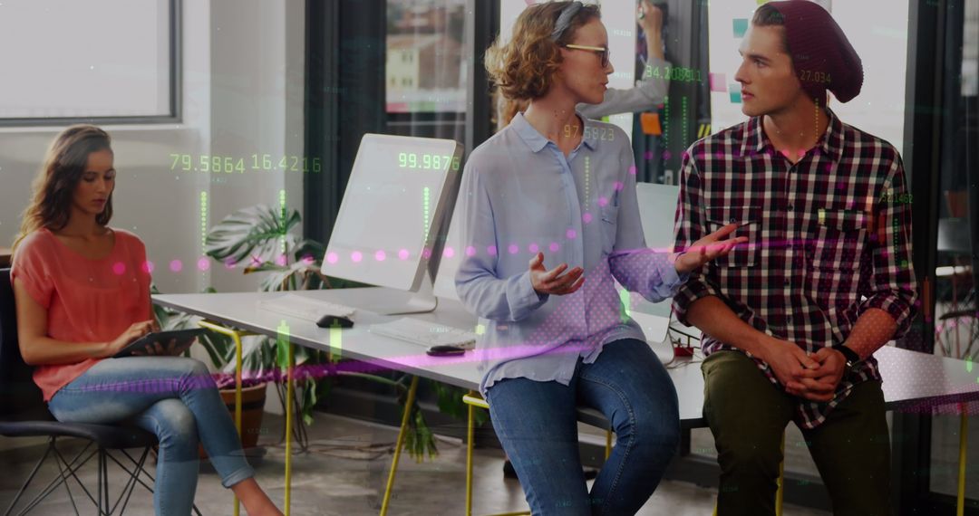 Collaborative Workspace with Digital Data Visualization