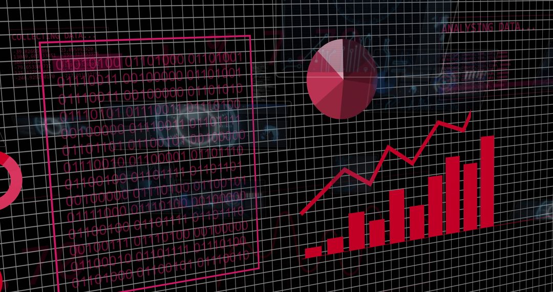 Digital data processing with graphs and binary code