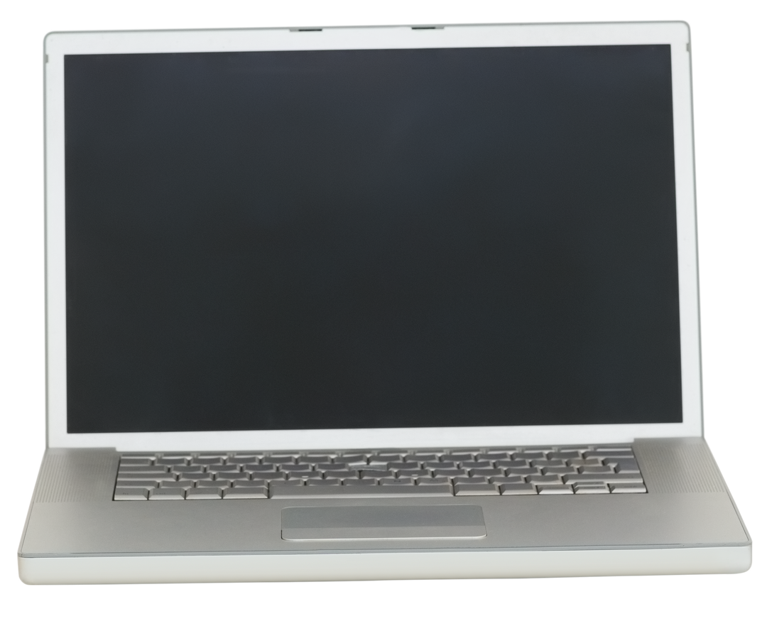 Opened Laptop Computer on Transparent Background Isolated - Download Free Stock Images Pikwizard.com