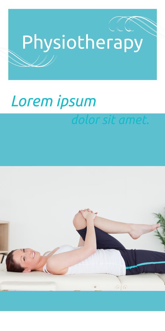 Woman Performing Physiotherapy Exercise for Health and Wellness