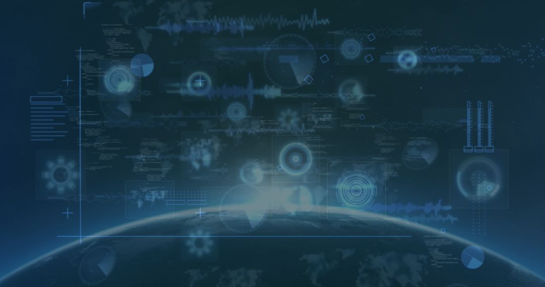 Futuristic Arctic Satellite Experimental Log Chip Artificial Voice