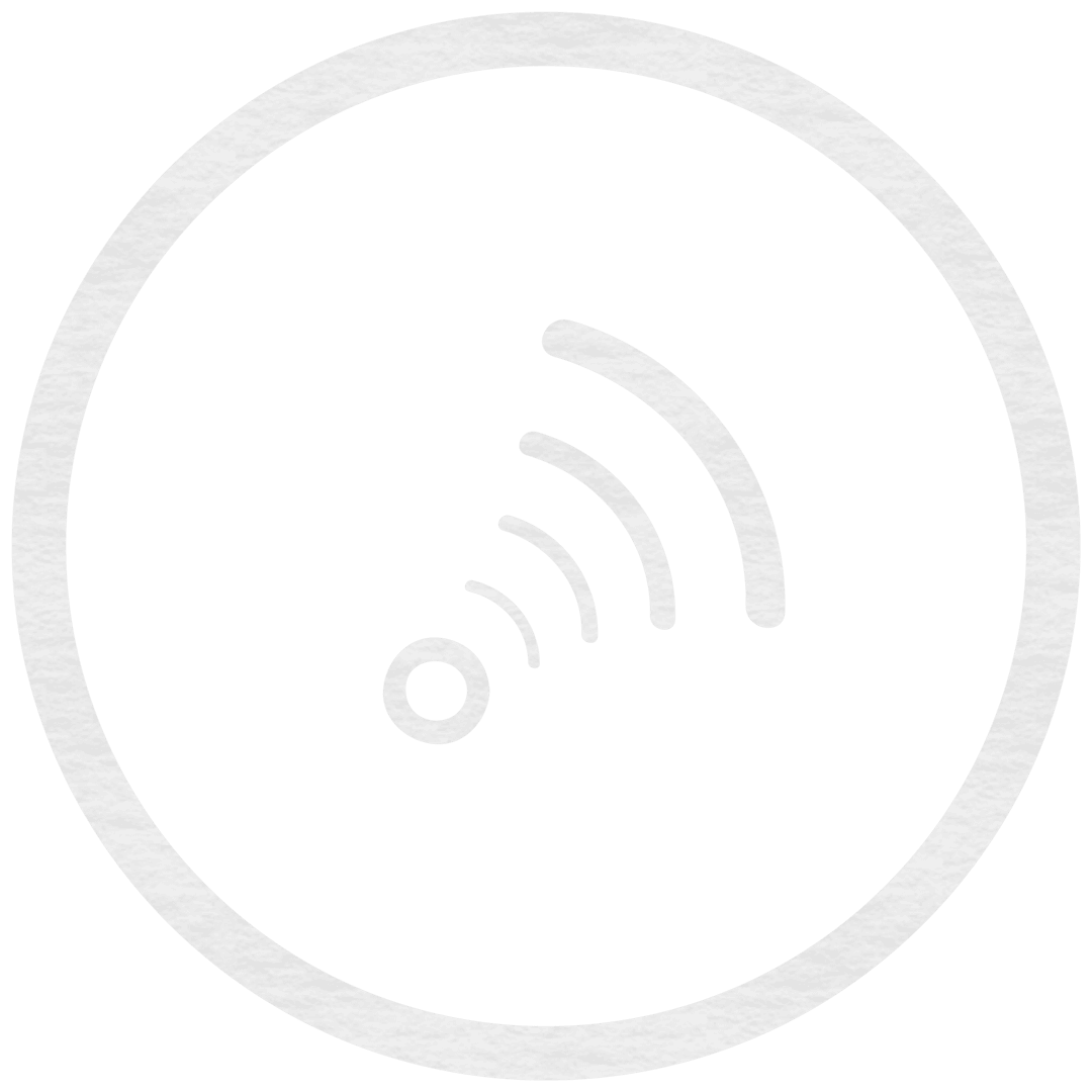 Transparent Wi-Fi Symbol Illustration on Translucent Layer