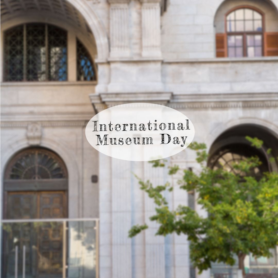 International Museum Day Concept with Historic Building