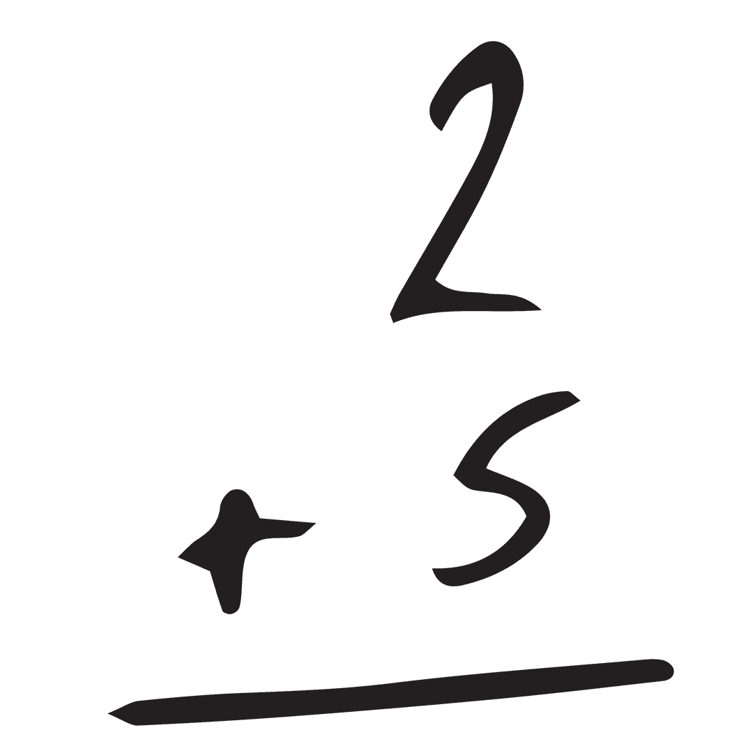 Transparent Numbers Addition Illustration Isolated