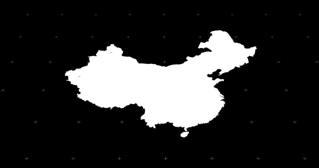 Stylized Map with Vaccine Distribution Network Concept