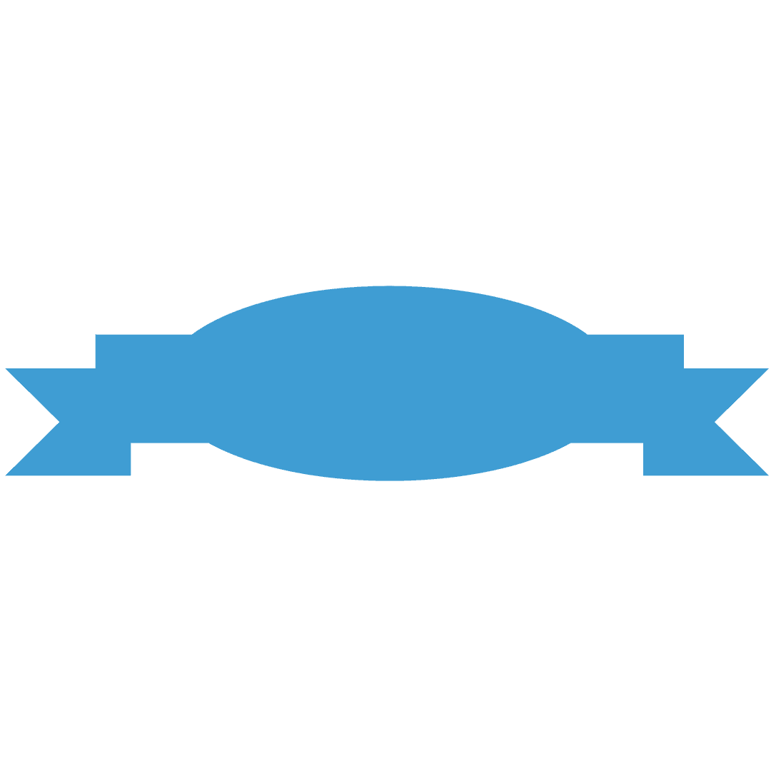 Transparent Blue Ribbon Banner Vector Illustration for Business Use