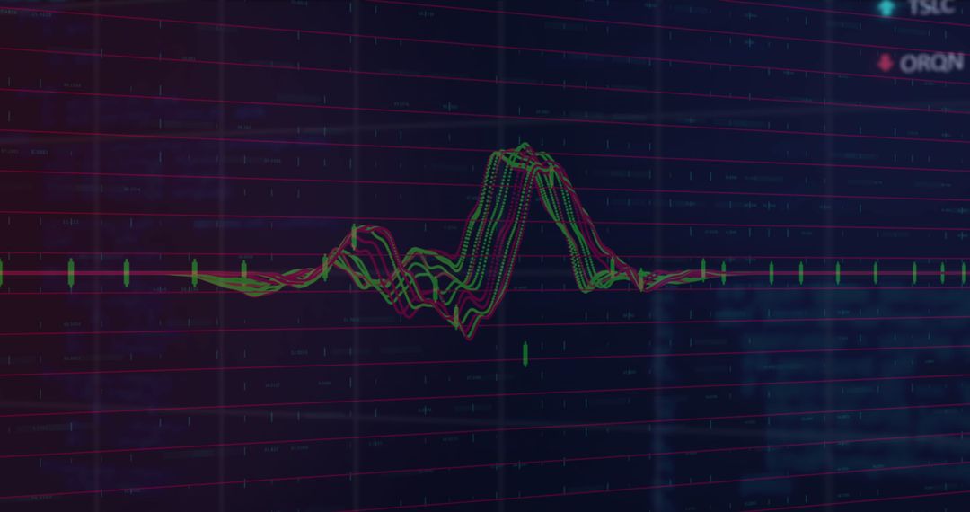 Dynamic Stock Market Data Visualization on Digital Screen