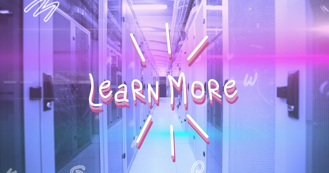 Central Data Center Aisle with Server Cabinets and Network Switches