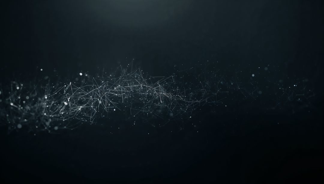 Futuristic Network with Digital Connections in Cyberspace