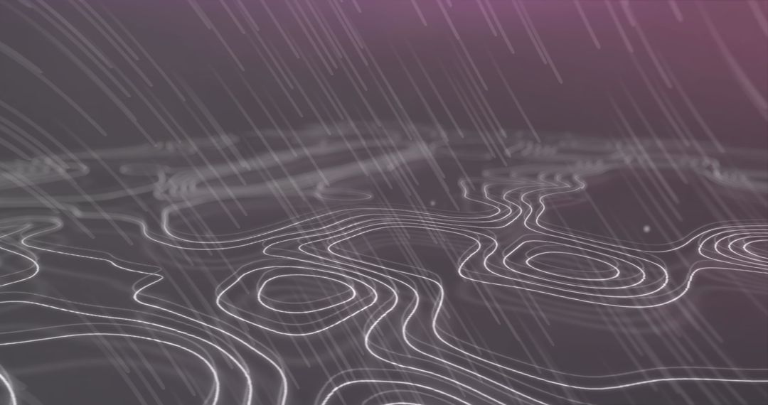 Abstract Light Trails with Dynamic Shapes Background