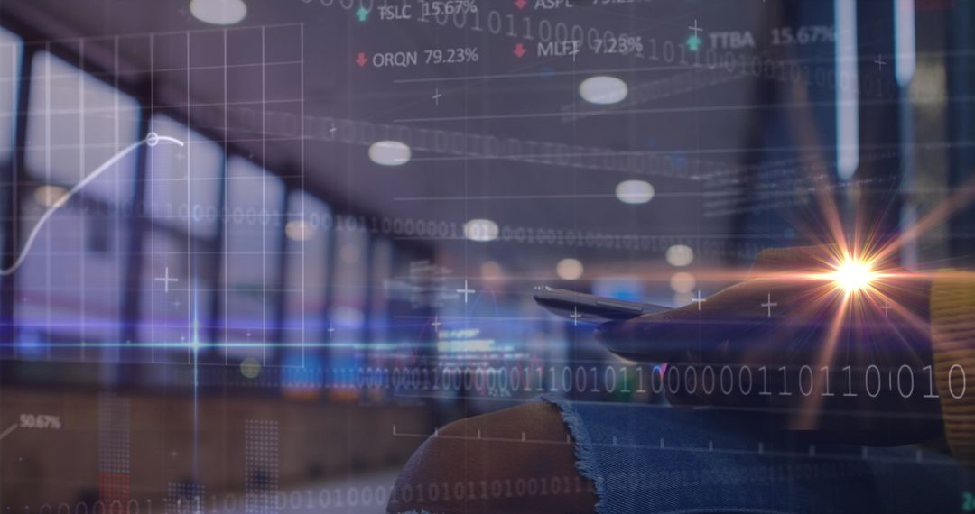 Digital Financial Growth Concept with Smartphone Integration