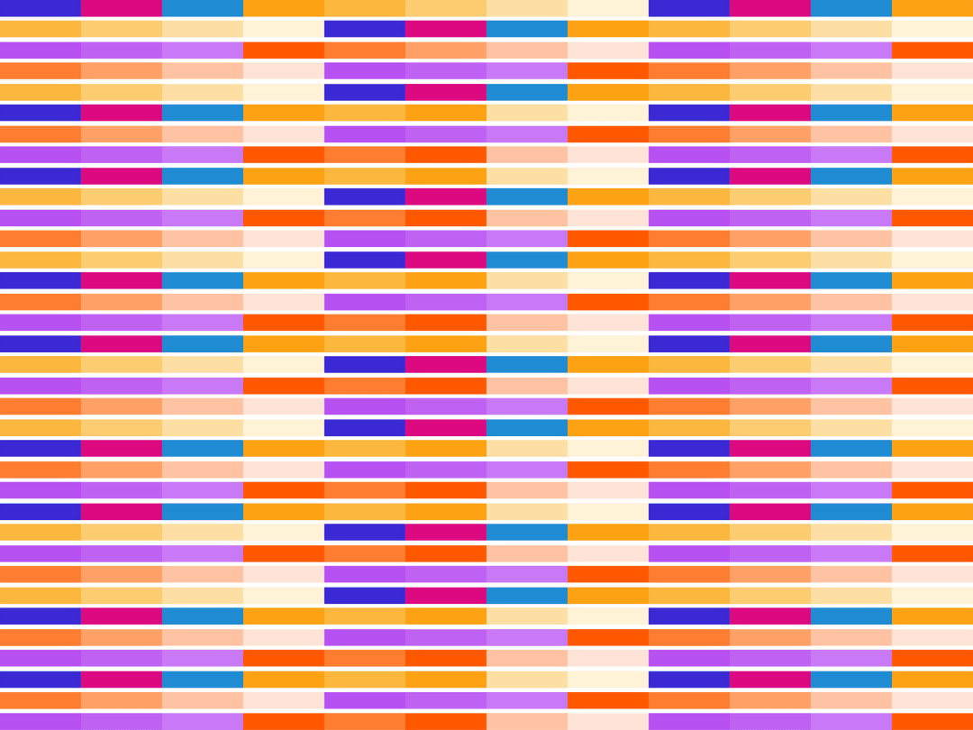 Vibrant Multicolor Stripes Illustration with Transparent Blocks