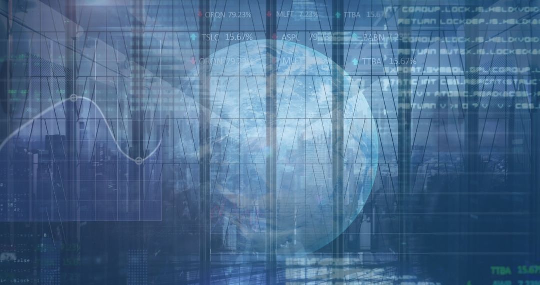 Global Business Data Flow with Walking Professionals