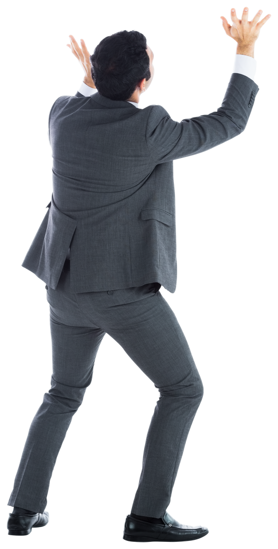 Businessman Gesturing on Transparent Background - Download Free Stock Images Pikwizard.com