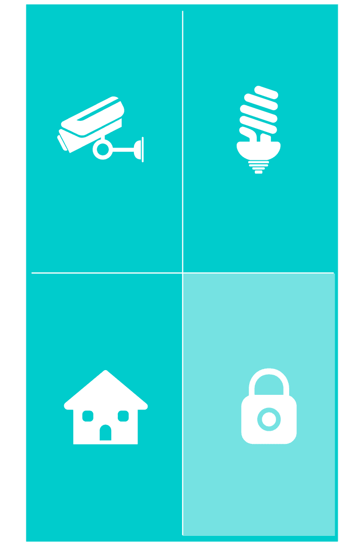 Security Elements on Blue Transparent Card Vector
