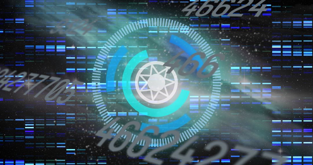 Digital Interface with Dynamic Numbers and Advanced Detection