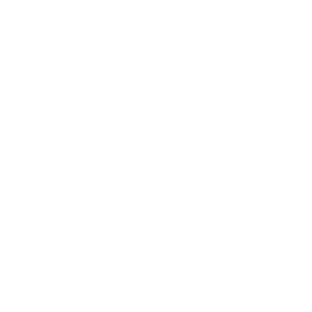 Minimal White Abstract Shape on Transparent Background