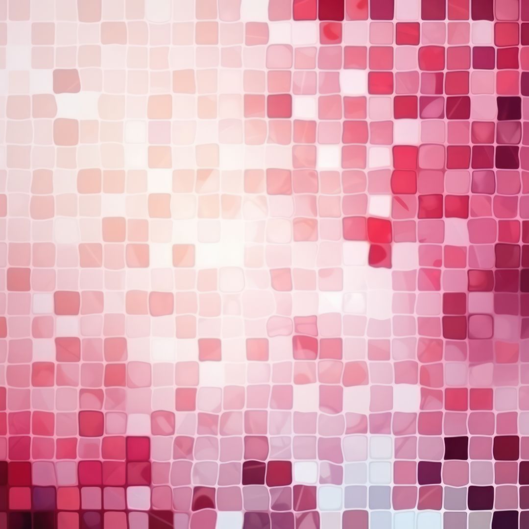 Abstract Pink and Red Mosaic Pattern Background - Free Images, Stock Photos and Pictures on Pikwizard.com