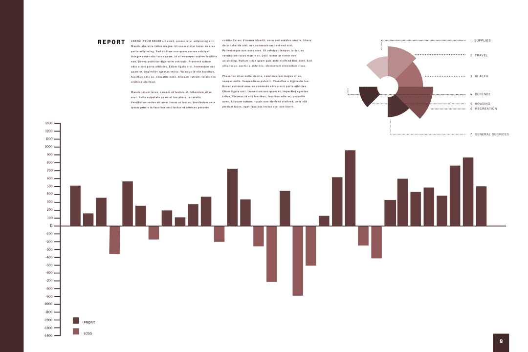 Business Data Analysis on Transparent Background
