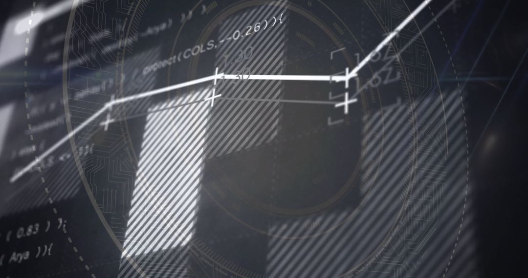 Digital Analytics Technology Dashboard with Data Graph