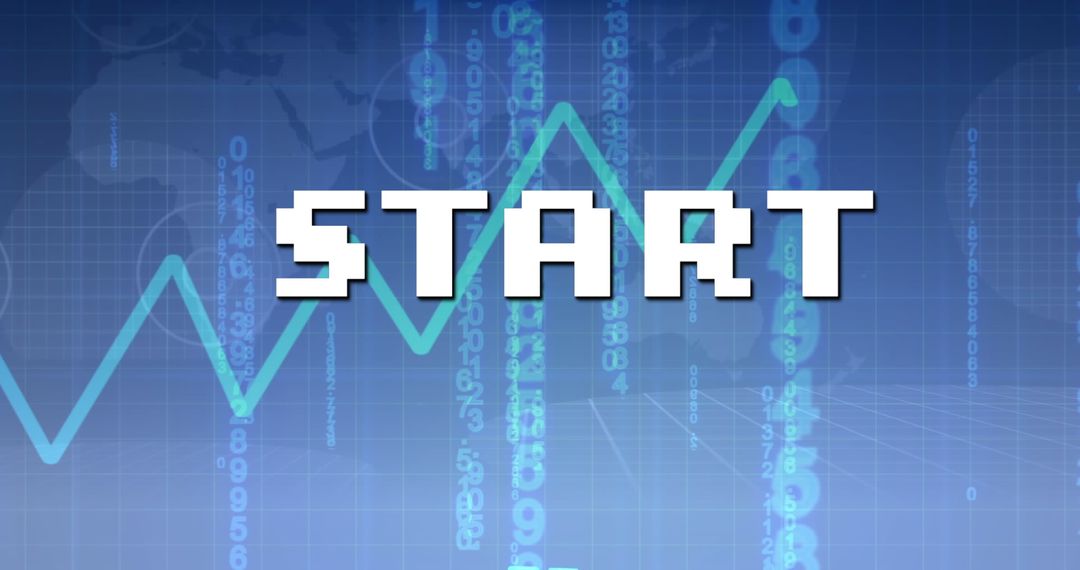 Digital Interface Start Button with Data Stream