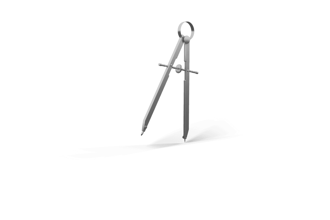 Transparent Drawing Compass for Geometry and Education Concepts