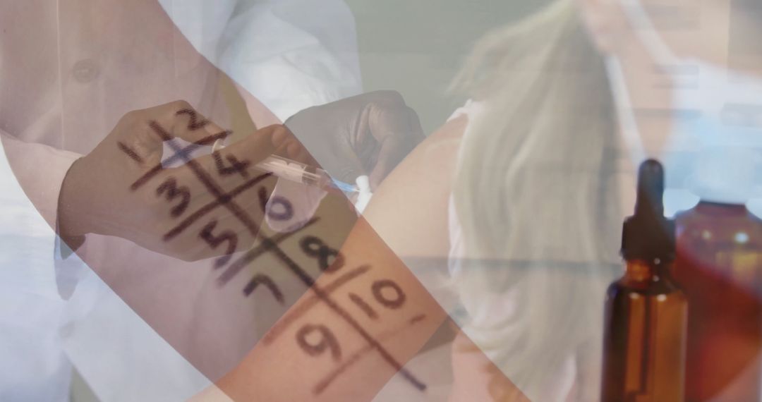 Vaccination Concept with Numerically Marked Patient Arm