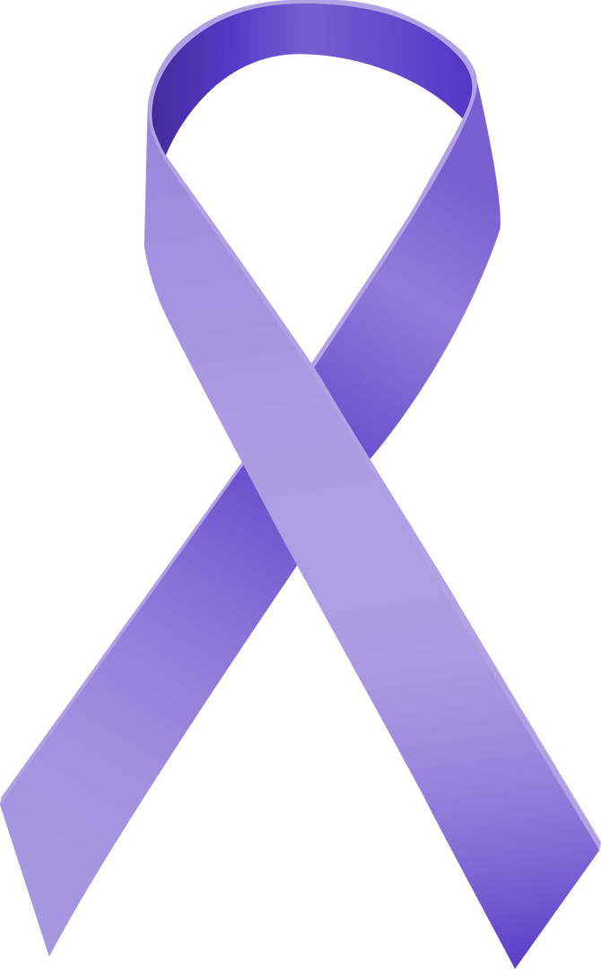 Purple Awareness Ribbon on Transparent Background for Causes and Charity Events - Download Free Stock Images Pikwizard.com