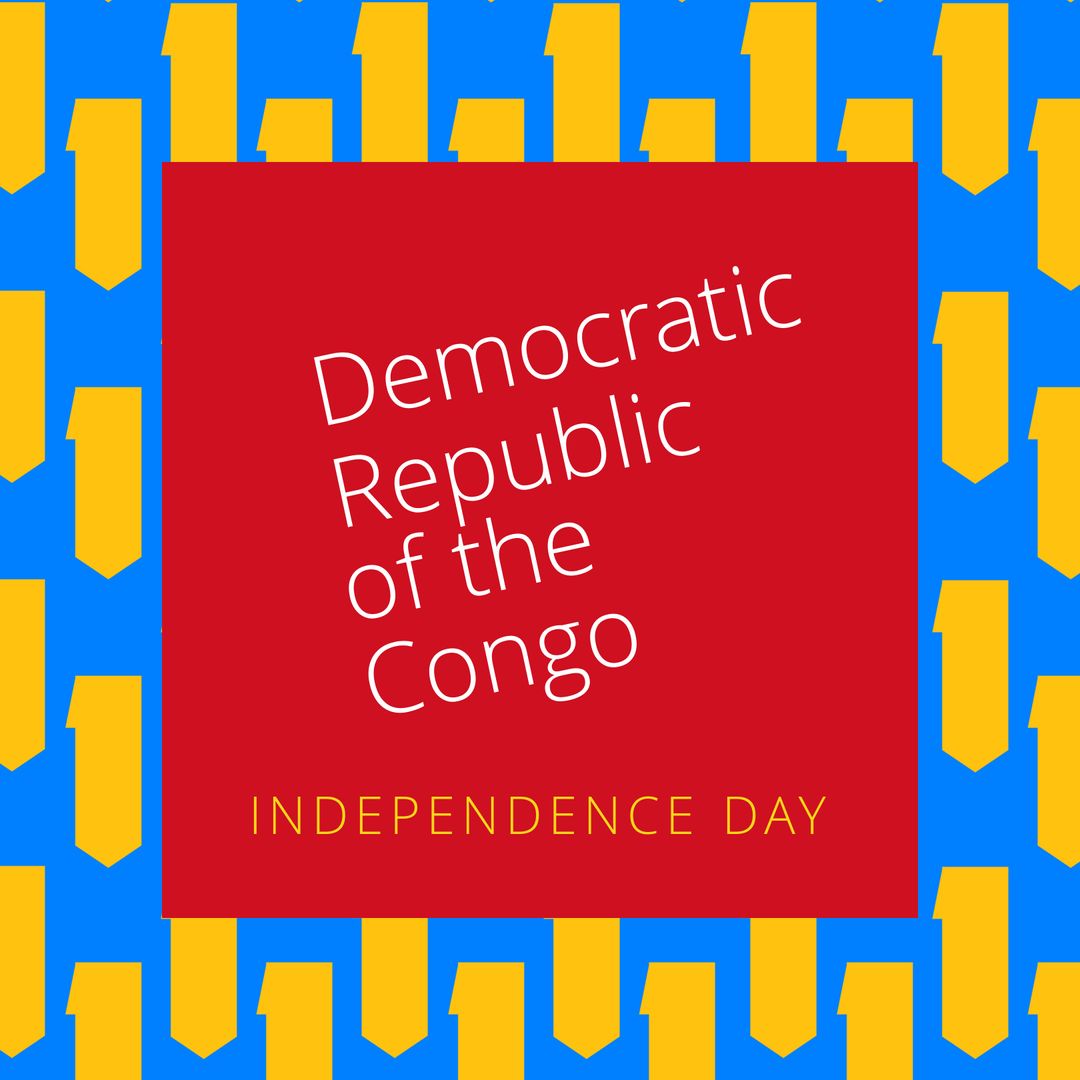 Democratic Republic of the Congo Independence Day Celebration Background